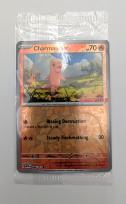 Sealed Pokemon TCG Charmander 004/165 GameStop Promo Scarlet & Violet 151 - Image 2