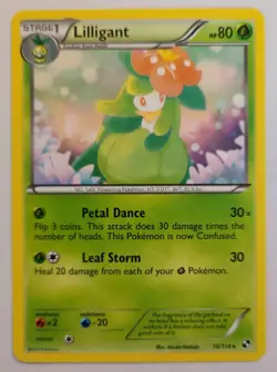 Pokemon LILLIGANT 10/114 Rare Black & White - Light Play 🍒 - Image 2