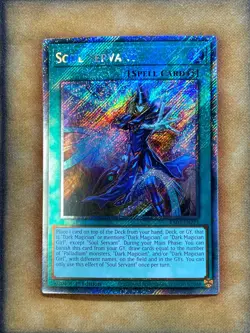 Yugioh Soul Servant RA03-EN271 Platinum Secret Rare 1st Ed NM - Image 1