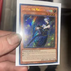 Yugioh Spenta, the Magistus Sealer BPRO-EN098 Secret Rare 1st Edition NM - Image 1