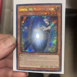 Yugioh Spenta, the Magistus Sealer BPRO-EN098 Secret Rare 1st Edition NM - Image 2