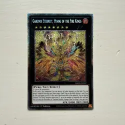 RA05-EN052 Garunix Eternity, Hyang of the Fire Kings Starlight Rare YuGiOh - Image 1