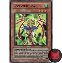 Yugioh Eccentric Boy DP09-EN014 Super Rare NM - Image 1