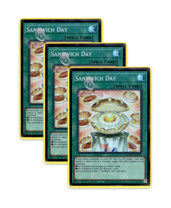 Yugioh! Sandwich Day MZMU-EN056 (SR) 1st Ed 3x - Image 1