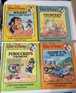 Vintage Walt Disney Beginning Reader Fun To Read Vol 1-19 Missing 18 Bantam Book - Image 2