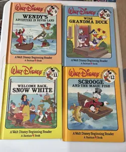 Vintage Walt Disney Beginning Reader Fun To Read Vol 1-19 Missing 18 Bantam Book - Image 4