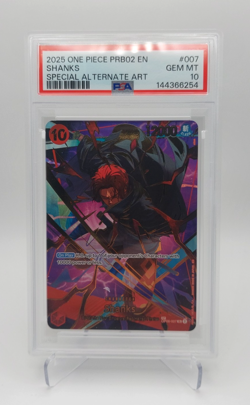 PSA 10 Shanks SP OP06-007 - Premium Booster The Best Vol. 2 - One Piece English - Image 1