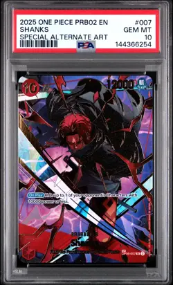 PSA 10 Shanks SP OP06-007 - Premium Booster The Best Vol. 2 - One Piece English - Image 3