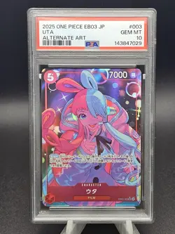 2025 One Piece JP EB03 Uta Alternate Art PSA 10 - Image 1