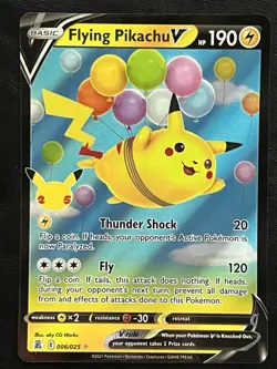 Pokemon Flying Pikachu V - Celebrations - 006/025 NM7 - Image 1
