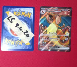 Pokemon TCG Charizard EX Scarlet & Violet pokemon 151 Card 183/165 English mint - Image 2