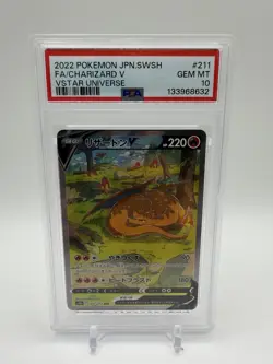 Pokemon TCG S12a Vstar Universe Charizard V Full Art 211/172 Japanese PSA 10 - Image 1