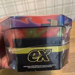 Pokemon Mega Charizard Y EX Sealed Tin – 2026, 4 Booster Packs, Promo Foil Card - Image 5