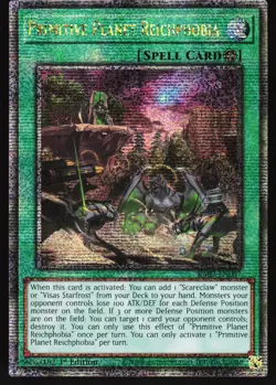 Primitive Planet Reichphobia Quarter Century Secret Rare RA02-EN067 Yugioh TCG - Image 1