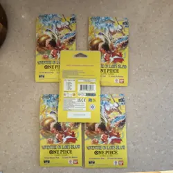 Bandai Adventure on Kami's Island One Piece Card Game 5 Booster Packs English - Image 2