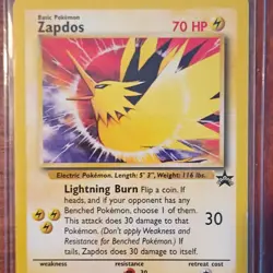 Pokemon TCG Zapdos 23/53 Wotc Promo Regular 70 HP Basic Electric Promo Card - Image 1