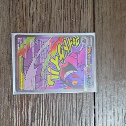 Pokemon Mega Gengar EX Full Art Holo Card 350 HP 230 Attack Psychic English - Image 3