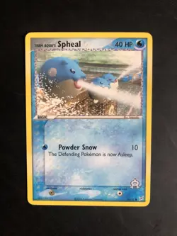 Pokemon Card - Team Aqua's Spheal 56/95 - EX Team Magma vs Team Aqua NM - Image 1