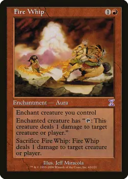 1x Fire Whip - NM MTG - Timespiral Timeshifted - Image 1