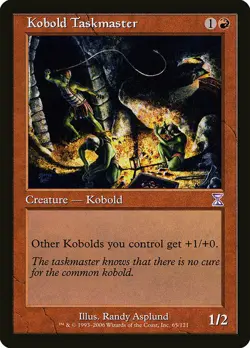 1x Kobold Taskmaster - NM MTG - Timespiral Timeshifted - Image 1