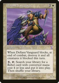 1x Defiant Vanguard - NM MTG - Timespiral Timeshifted - Image 1