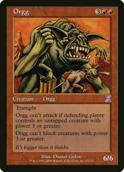 1x Orgg - NM MTG - Timespiral Timeshifted - Image 1
