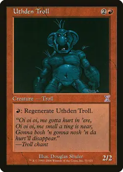 1x Uthden Troll - NM MTG - Timespiral Timeshifted - Image 1