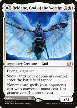 1x Reidane, God of the Worthy // Valkmira, Protector's Shield - NM English MTG - - Image 1