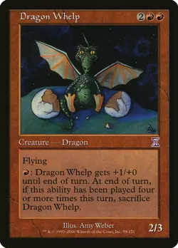 1x Dragon Whelp - NM MTG - Timespiral Timeshifted - Image 1