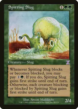 1x Spitting Slug - NM MTG - Timespiral Timeshifted - Image 1
