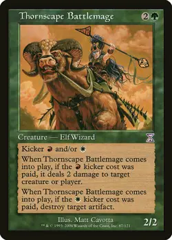 1x Thornscape Battlemage - NM MTG - Timespiral Timeshifted - Image 1