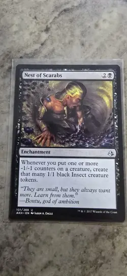 Nest of Scarabs Amonkhet Regular Enchantment Uncommon MTG NM - Image 1