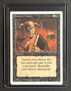 1994 Magic: The Gathering Demonic Tutor Revised Edition - Image 3