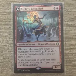 MTG NMT Ashling, Rekindled / Ashling, Rimebound Two Sided Lorwyn Eclipsed Foil - Image 1