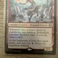 MTG NMT Ashling, Rekindled / Ashling, Rimebound Two Sided Lorwyn Eclipsed Foil - Image 3