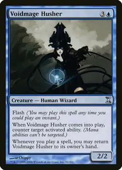 1x Voidmage Husher - NM English MTG - Timespiral - Image 1