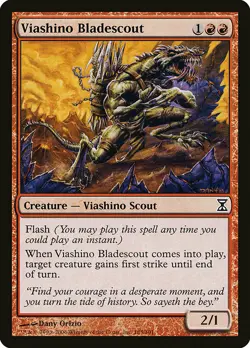 1x Viashino Bladescout - NM English MTG - Timespiral - Image 1