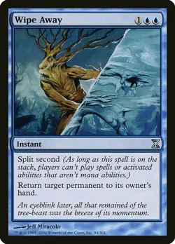 1x Wipe Away - NM English MTG - Timespiral - Image 1