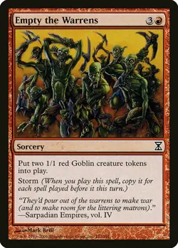 1x Empty The Warrens - NM English MTG - Timespiral - Image 1