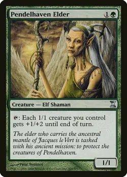 1x Pendelhaven Elder - NM English MTG - Timespiral - Image 1