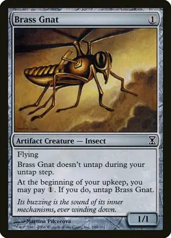 1x Brass Gnat - NM English MTG - Timespiral - Image 1