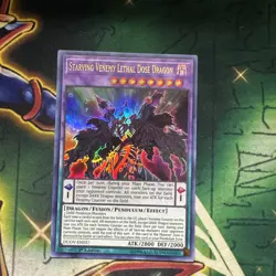 Yugioh! Starving Venemy Lethal Dose Dragon DUOV-EN037 Ultra Rare 1st Edition NM - Image 1