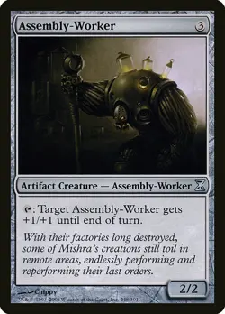 1x Assembly Worker - NM English MTG - Timespiral - Image 1
