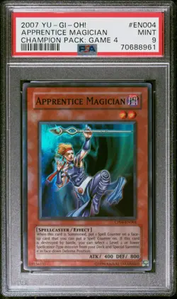 Apprentice Magician Yugioh 2007 CP04-EN004 Super Rare PSA 9 - Image 1
