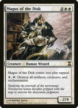 1x Magus of The Disk - NM English MTG - Timespiral - Image 1