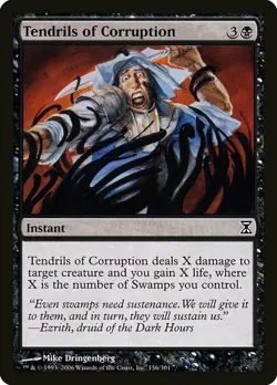 1x Tendrils of Corruption - NM English MTG - Timespiral - Image 1