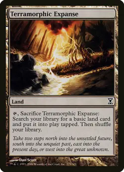 1x Terramorphic Expanse - NM English MTG - Timespiral - Image 1