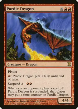 1x Pardic Dragon - NM English MTG - Timespiral - Image 1
