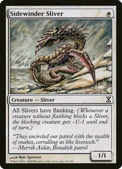 1x Sidewinder Sliver - NM English MTG - Timespiral - Image 1