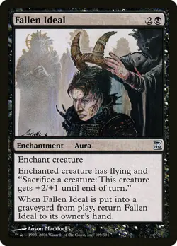 1x Fallen Ideal - NM English MTG - Timespiral - Image 1